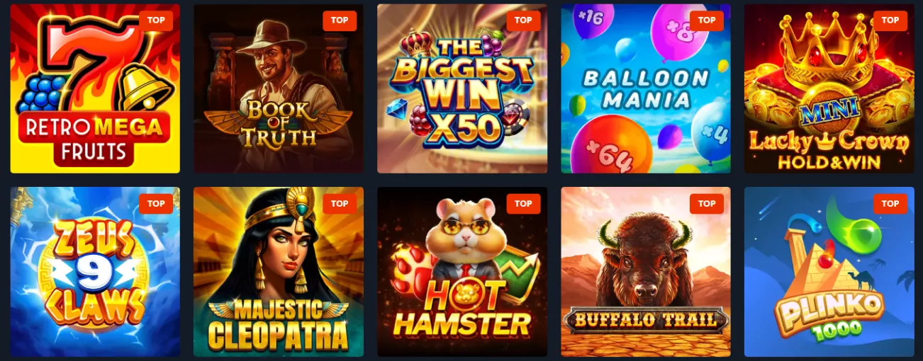 Top Casino Spiele Auswahl im Golden Star Casino für beste Unterhaltung